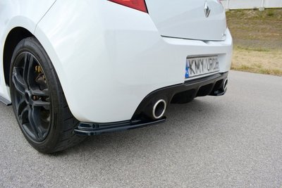 Maxton Design Renault Clio Mk3 RS Facelift Rear Side Splitters 