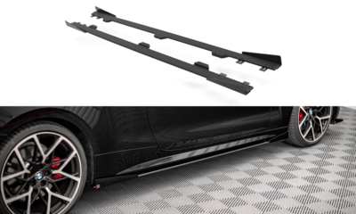 Maxton Design Bmw 4 Serie G22 Coupe M Pack Sideskirt Diffuser Pro Street Flaps