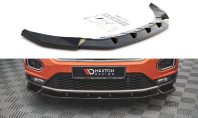 Maxton Design Voorspoiler Spoiler Splitter Versie 2 Geschikt Voor Volkswagen T Roc 