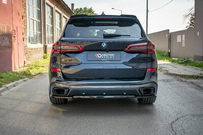 Maxton Design Bmw X5 G05 M Pack Rear Splitter Spoiler Vertical Bar