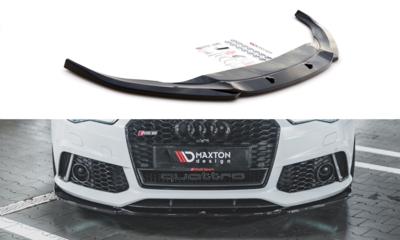 Maxton Design Audi RS6 C7 Voorspoiler Spoiler Splitter Versie 3