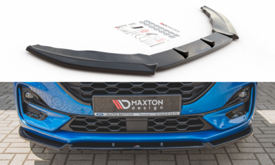 Maxton Design Ford Puma ST Line Voorspoiler Spoiler Splitter Versie 1