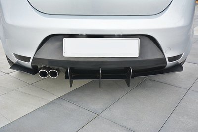 Maxton Design Seat Leon Cupra / FR MK2 Rear Racing Diffusor Side Splitters Versie 2