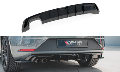 Maxton Design Seat Leon Cupra / FR Facelift MK3 Central Rear Valance Spoiler Versie 1