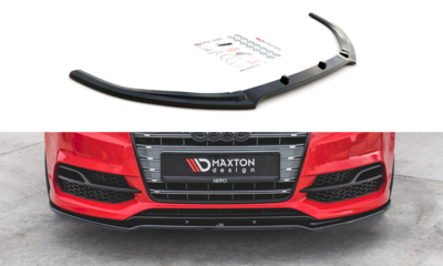 Maxton Design Audi S3 / A3 S Line 8V Sedan / Cabrio Voorspoiler Spoiler Splitter Versie 2