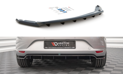 Maxton Design Seat Leon MK3 Standaard Spoiler Rear Centre Diffuser Vertical Bar