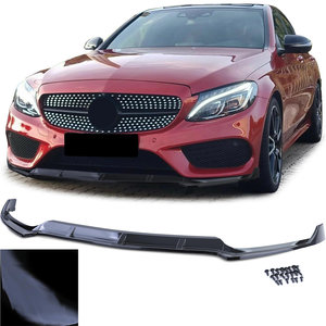 Passend Voor Mercedes C Klasse W205 AMG Line Voorspoiler Spoiler Splitter