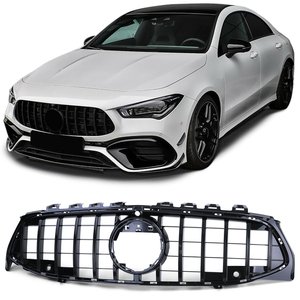 Passend Voor Mercedes CLA C118 Sport Grill Hoogglans Zwart Amg GT Look C118 X118 W118