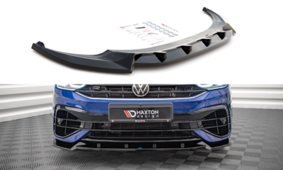 Maxton Design Voorspoiler Spoiler Splitter Versie 2 Geschikt Voor Volkswagen Tiguan R Facelift MK2 