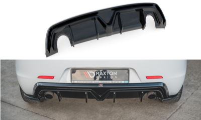 Maxton Design Alfa Romeo Giulietta Facelfit Central Rear Valance Spoiler Dubbele Uitlaat