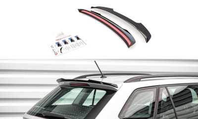 Maxton Design Skoda Fabia Mk3 Achter Spoiler Extention Versie 1