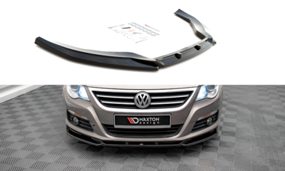 Maxton Design Voorspoiler Spoiler Splitter Versie 4 Geschikt Voor Volkswagen Passat CC Standaard 