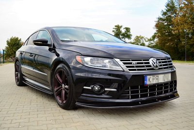 Maxton Design Voorspoiler Spoiler Splitter Versie 1 Geschikt Voor Volkswagen Passat CC R Line R36 Facelift 