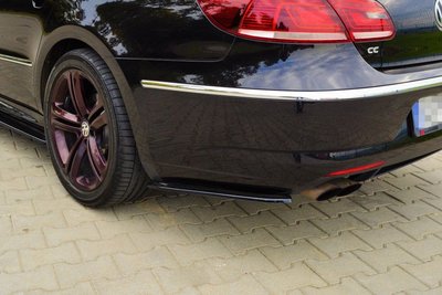 Maxton Design Rear Side Splitter Versie 1 Geschikt Voor Volkswagen Passat CC R Line R36 Facelift 
