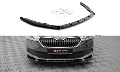 Maxton Design Skoda Fabia MK3 Facelift Voorspoiler Spoiler Splitter Versie 1