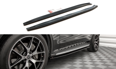 Maxton Design Mercedes GLC AMG Line C253 Facelift Sideskirt Diffuser Versie 1