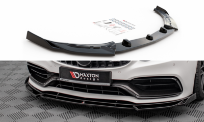 Maxton Design Mercedes C63 AMG Coupe W205 Facelift Voorspoiler Spoiler Splitter Versie 2