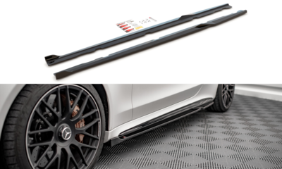 Maxton Design Mercedes C63 AMG Coupe C205 Facelift Sideskirt Diffuser Versie 2