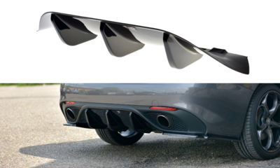 Maxton Design Alfa Romeo Giulia Veloce Q4 Valance Spoiler Rear Centre