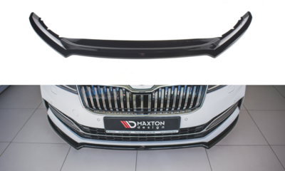 Maxton Design Skoda Superb Mk3 Facelift Voorspoiler Spoiler Splitter Versie 1