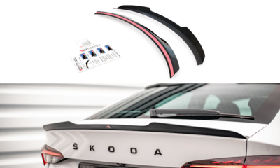 Maxton Design Skoda Octavia MK4 Sedan Achter Spoiler Extention Versie 1