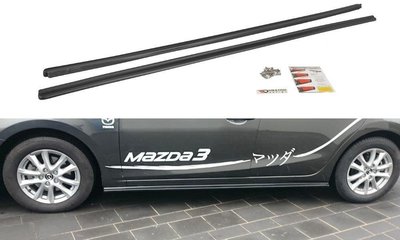 Maxton Design Mazda 3 BN MK2 Facelift Sideskirt Diffuser