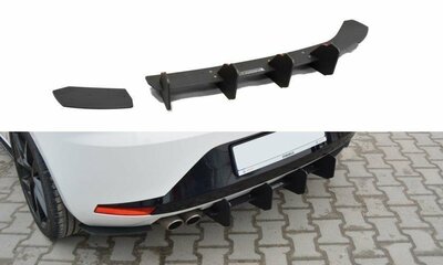 Maxton Design Seat Leon FR MK3 Racing Centre Rear / Side Splitter 