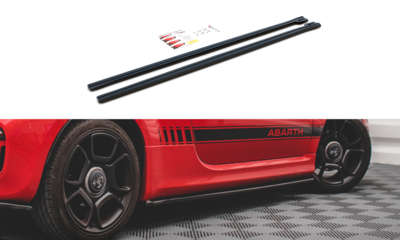 Maxton Design Fiat 500 Abarth Facelift Sideskirt Diffuser 