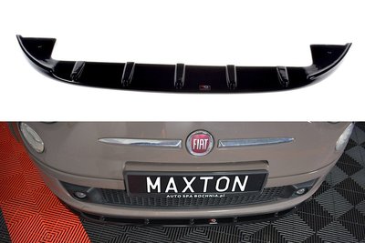 Maxton Design Fiat 500 / 500C Voorspoiler Spoiler Splitter Versie 1 