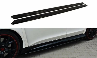 Maxton Design Honda Civic Type R Mk9 Sideskirt Diffuser Versie 1