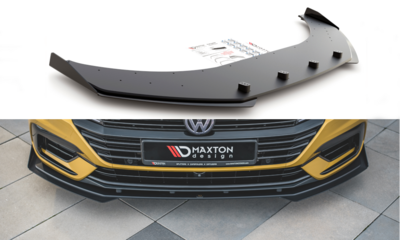 Maxton Design Volkswagen Arteon R Line Racing Durability Voorspoiler Spoiler Racing Splitter + Flaps