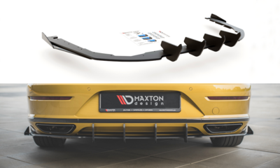 Maxton Design Racing Durability Rear Diffuser + Flaps Geschikt Voor Volkswagen Arteon R Line 