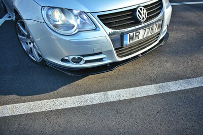 Maxton Design Voorspoiler Spoiler Splitter Versie 1 Geschikt Voor Volkswagen Eos 