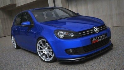 Maxton Design Voorspoiler Spoiler Splitter Geschikt Voor Volkswagen Golf 6 