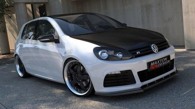 Maxton Design  Voorspoiler Spoiler Splitter Versie 1 Geschikt Voor Volkswagen Golf 6 R20
