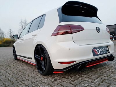 Maxton Design Volkswagen Golf 7 GTI Clubsport  Rear Side Splitters