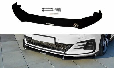 Maxton Design Racing Splitter Voorspoiler Spoiler Versie 2 Geschikt Voor Volkswagen Golf 7 GTI / GTD Facelift 