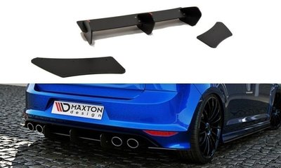 Maxton Design Racing Centre Rear / Side Splitter Geschikt Voor Volkswagen Golf 7 R R20 