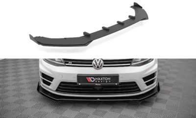 Maxton Design Voorspoiler Spoiler Splitter Pro Street + Flaps Geschikt Voor Volkswagen Golf 7 R R20 