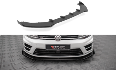 Maxton Design Volkswagen Golf 7 R R20 Voorspoiler Spoiler Splitter Pro Street + Flaps