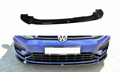 Maxton Design Voorspoiler Spoiler Splitter Versie 3 Geschikt Voor Volkswagen Golf 7 R R20 Facelift 
