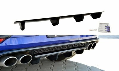 Maxton Design Volkswagen Golf 7 R R20 Facelift Centre Rear Splitter