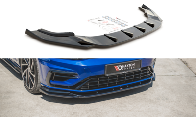 Maxton Design Voorspoiler Spoiler Splitter Versie 9 Geschikt Voor Volkswagen Golf 7 R R20 Facelift 