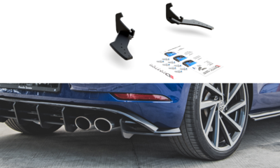 Maxton Design Rear Side Splitters Pro Street Geschikt Voor Volkswagen Golf 7 R R20 Facelfit 