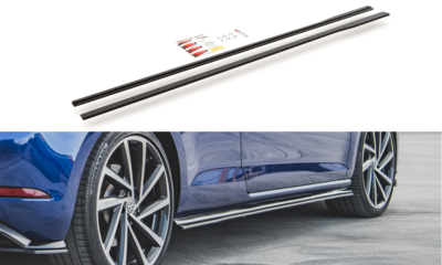 Maxton Design Sideskirt Diffuser Pro Street Geschikt Voor Volkswagen Golf 7 R R20 Facelift 