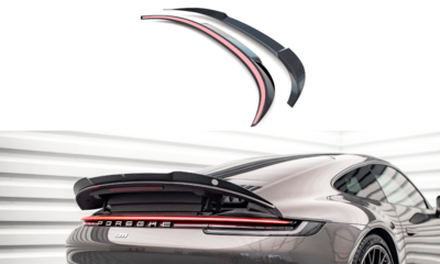 Maxton Design Porsche 911 / 992 Carrera 4S Achterklep Spoiler extention  Versie 1