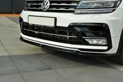 Maxton Design Voorspoiler Spoiler Splitter Versie 1 Geschikt Voor Volkswagen Tiguan R Line 