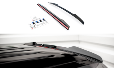 Maxton Design Peugeot Partner MK3 Achterklep Spoiler extention  Versie 1