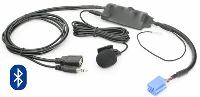 Audi A2 A3 A4 A6 A8 TT 8 Pin Bluetooth Carkit Bluetooth Audio Muziek USB en AUX Streaming AD2P kabel adapter