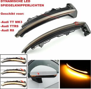Dynamische Led Spiegel Knipperlichten Richtingaanwijzer Geschikt Voor Audi TT TTS TTRS R8 